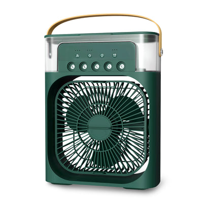 3 In 1 Air Humidifier Cooling USB Fan LED Night Light Water Mist Humidification Fan Spray Electric Fan