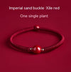 Red Hand Rope With Vermilion Sand Bracelet, Dragon Year, Primordial Year, Red Hand Rope