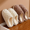 Soft Plush Slippers Women Men Cozy Fluffy Fleece House Shoes Winter Warm Slip On Floor Bedroom Slippers