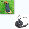 Winter Dog Jacket with Harness