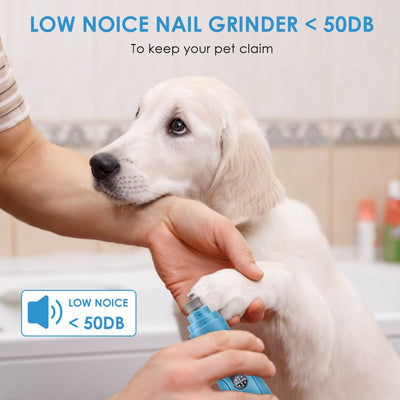 USB Rechargeable Pet Nail Grinder with Nail Clippers