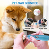 USB Rechargeable Pet Nail Grinder with Nail Clippers